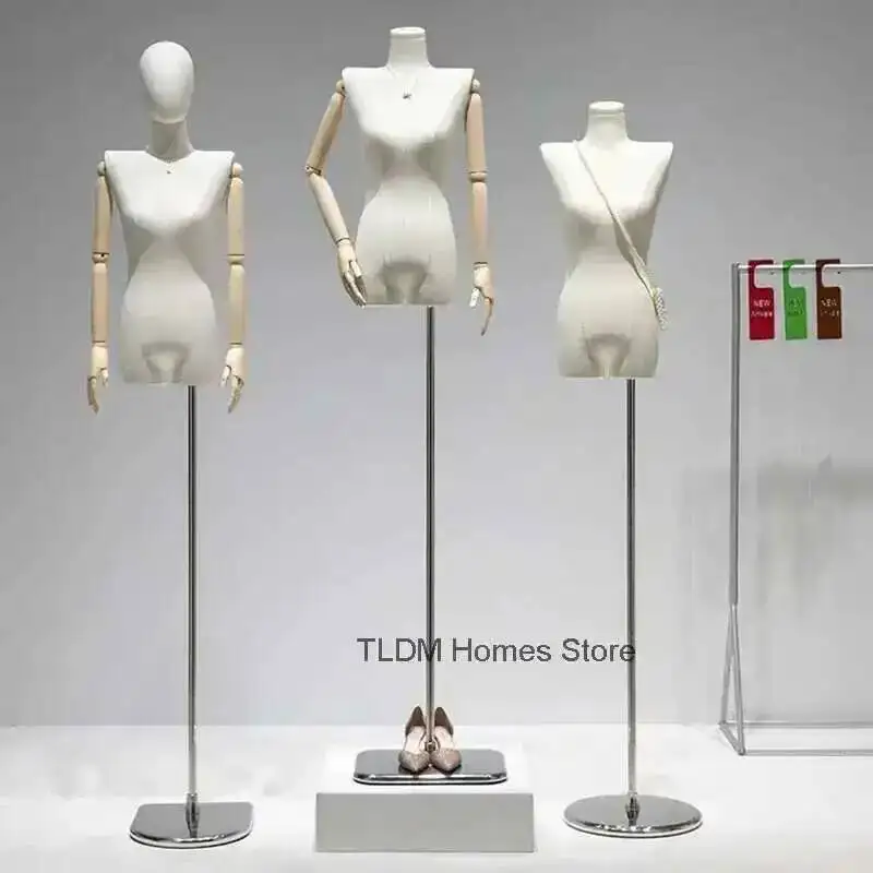 

Women's Korean Version Female Mannequins Window Display Stand Mannequin Shelf Wedding Dress Sewing DIY Mannequin for Clothing