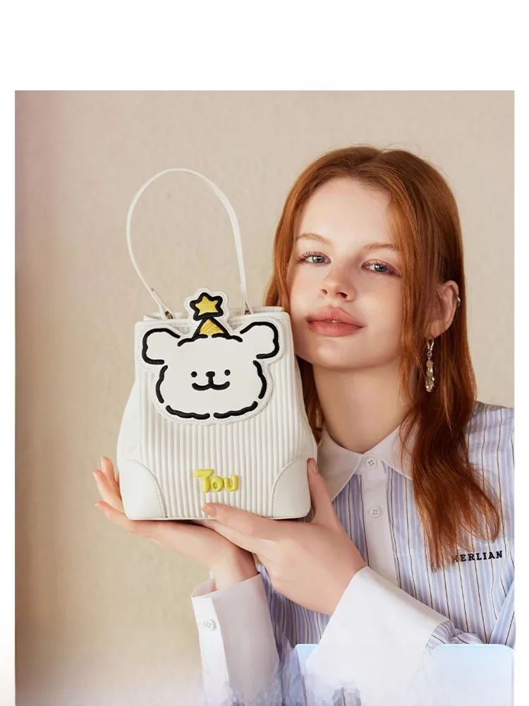 

Toutou Faion Trending Buet Bag Women's Crossbody Bag Large Capaci Birthday Gift Box Vegetable Basket Soft Synthetic Lea...