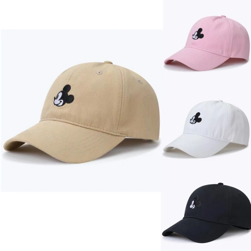 High Quality Mickey Cartoon Snapback Cap Cotton Baseball Cap For Men Women Adjustable Hip Hop Dad Hat Bone Garros Dropshipping