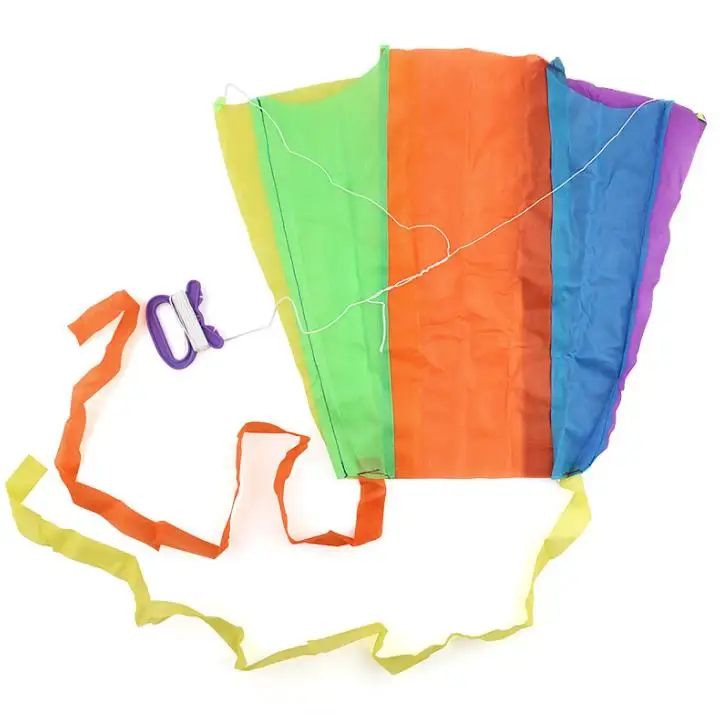 Portable Folding Pocket Flying Kite Kid Toy Storage Case Outdoor Sport Children Gift Multicolor Single Small Kites SN4259