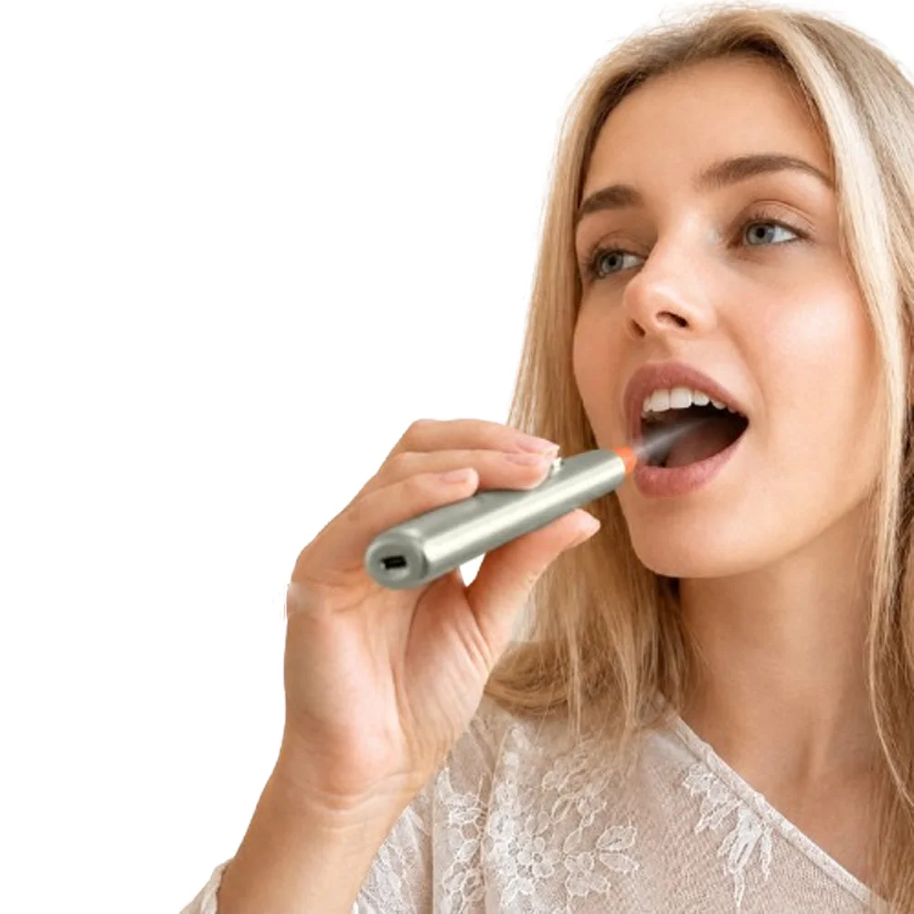 ZDEER PW13 Electric Cool Oral Spray,Probiotic Deodorizing Breath Spray,Mini Micro-Mist Mouth Spray Including 7 Flavor Cartridges