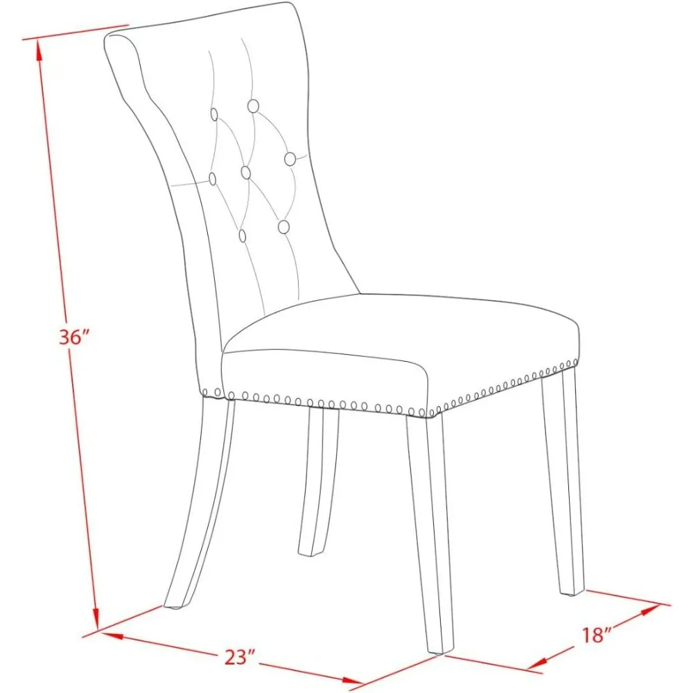 طقم حجرة طعام صغيرة الحجم مكون من 3 قطع من East West Furniture مع طاولة مستديرة وكرسيين أسودين #2