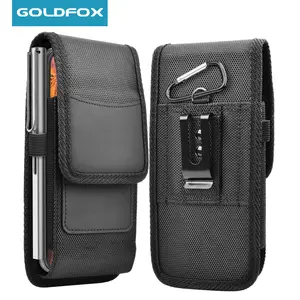 Bilashmart Phone Holster Case with Belt Clip Nylon Carrying Pouch Cover Portable Wallet Card Waist Bag iPhone 13 12 Samsung Galaxy S22