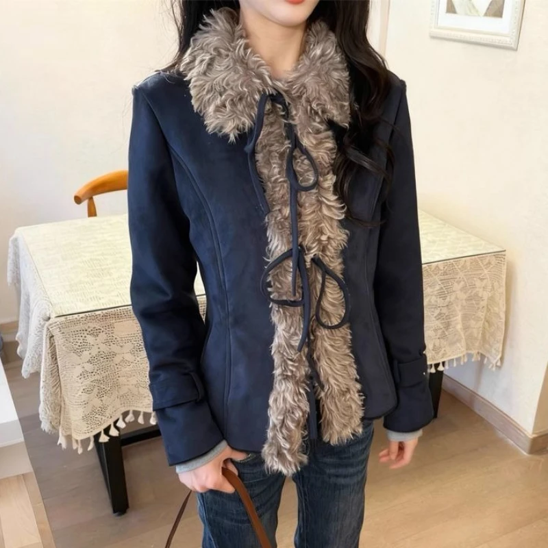 All-match Moda Spice Girls Elegant Veste Femme Premium Slim Short Outwears Vintage Trendy High Street Minority New