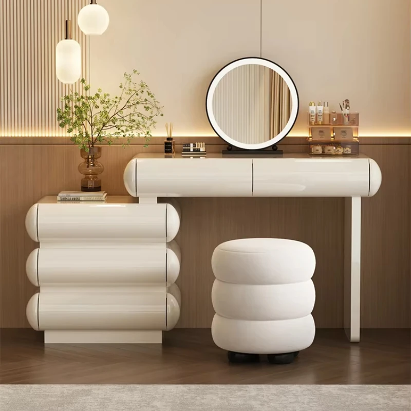 

TQH dresser bedside table chest cabinet integrated bedroom modern simple solid wood makeup table