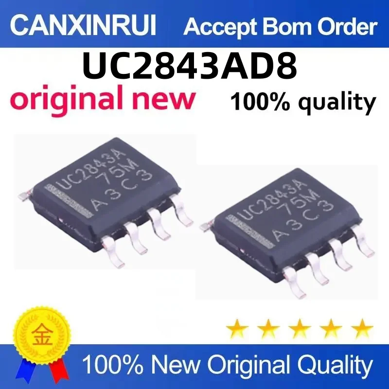 

（10 pieces）UC2843AD8 UC2843AD8TR UC2843A 2843A SOP-8 Switcher