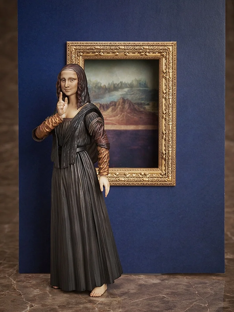 

Freeing Figma Sp-155 Table Art Museum Leonardo Da Vinci's Mona Lisa Action Figure Collection Model