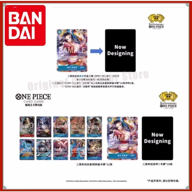 

Оригинальные цельные карты Bandai TCG, коллекционная игра, упрощенный китайский набор на второй юбилей, Хэнкок, женский император