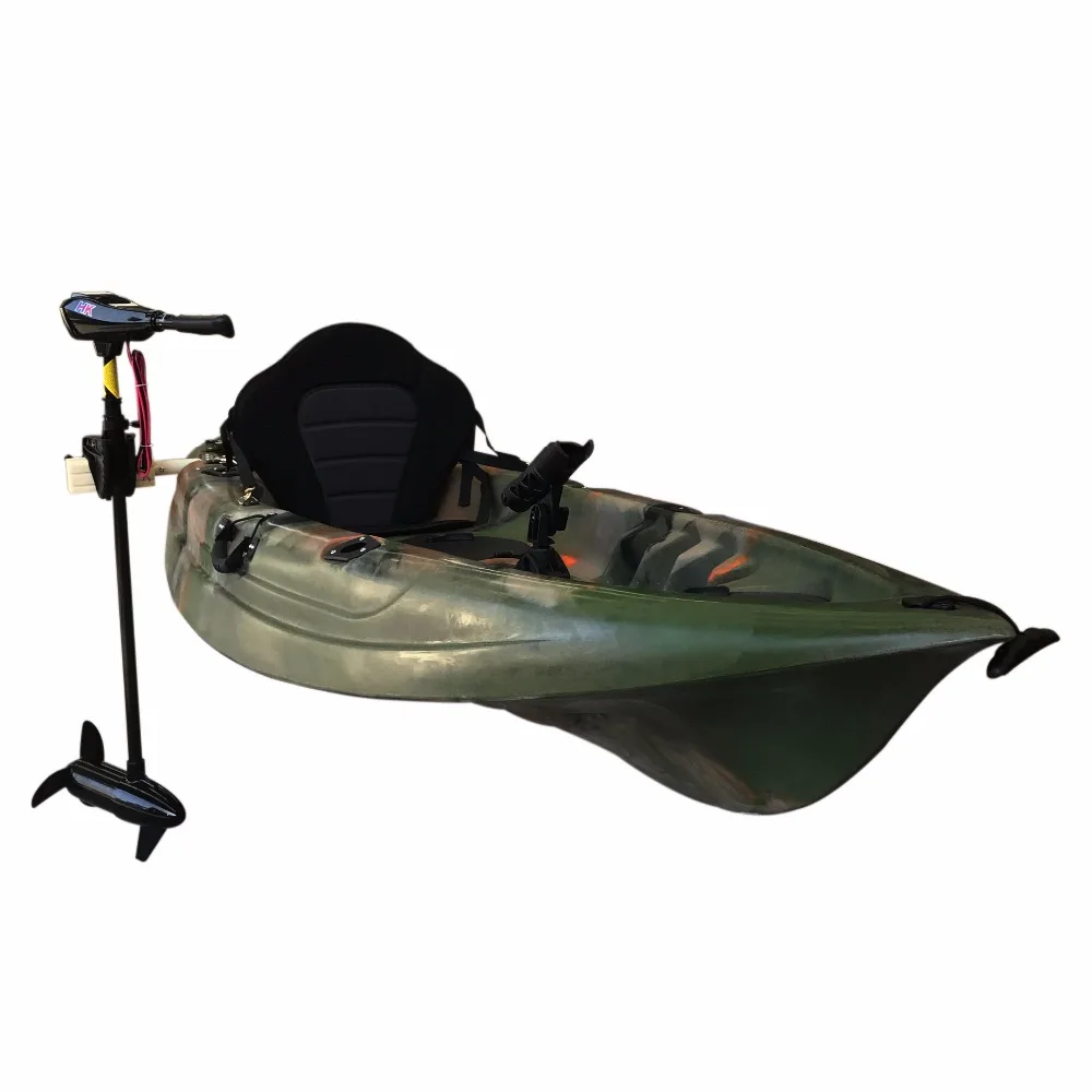Fishing Kayak, Inflatable Kayak Paddle, Trolley Electric Rowing Motor