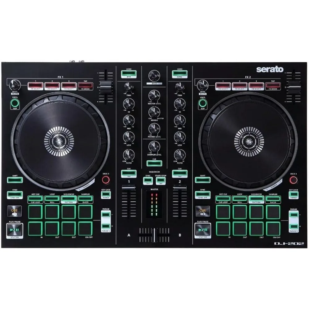 202 2-Channel Serato DJ Controller with Drum Machine