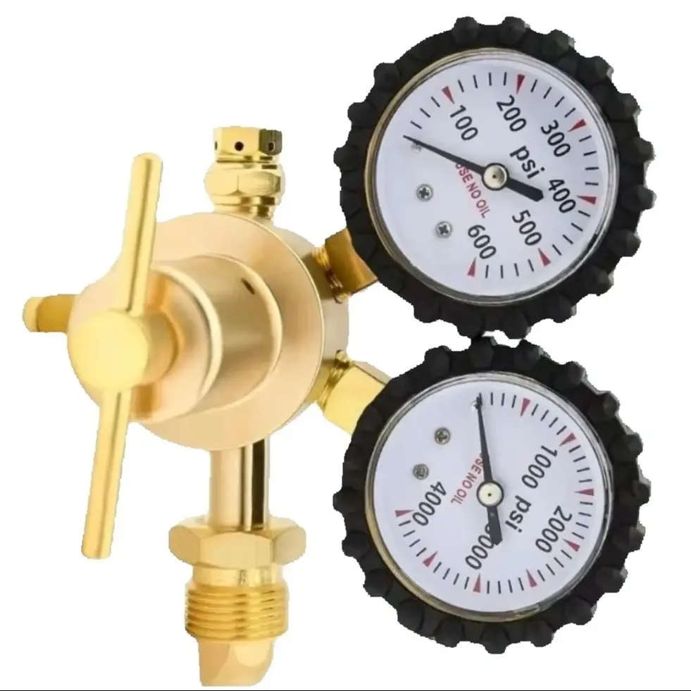 60-tuyau-cga580-1-4-connexion-d'entree-du-regulateur-d'azote-et-connexion-evasee-male