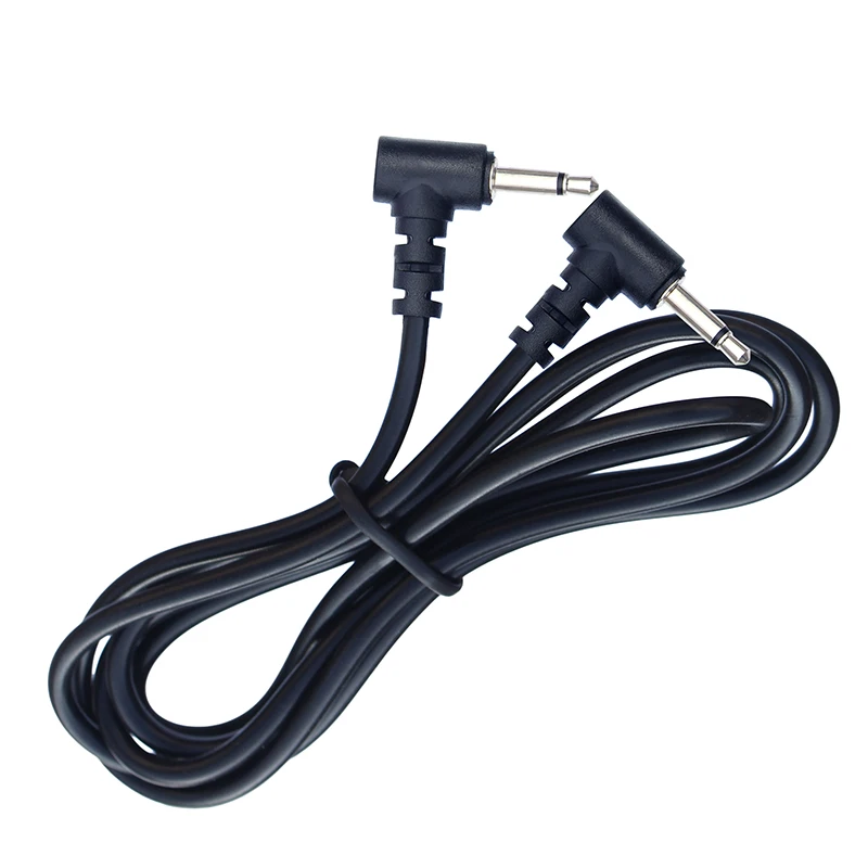 20CM  1.8m  3.5mm Mono Male to Male Dule Right Angled Plug  2 Pole Male Plug Cable