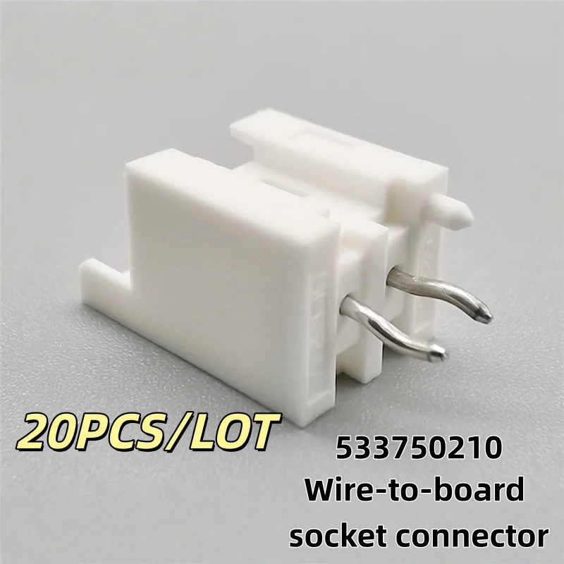 

20 шт./лот 533750210 53375-0210 0533750210 2PIN P = 2,5 мм разъем «провод-плата» новый и оригинальный