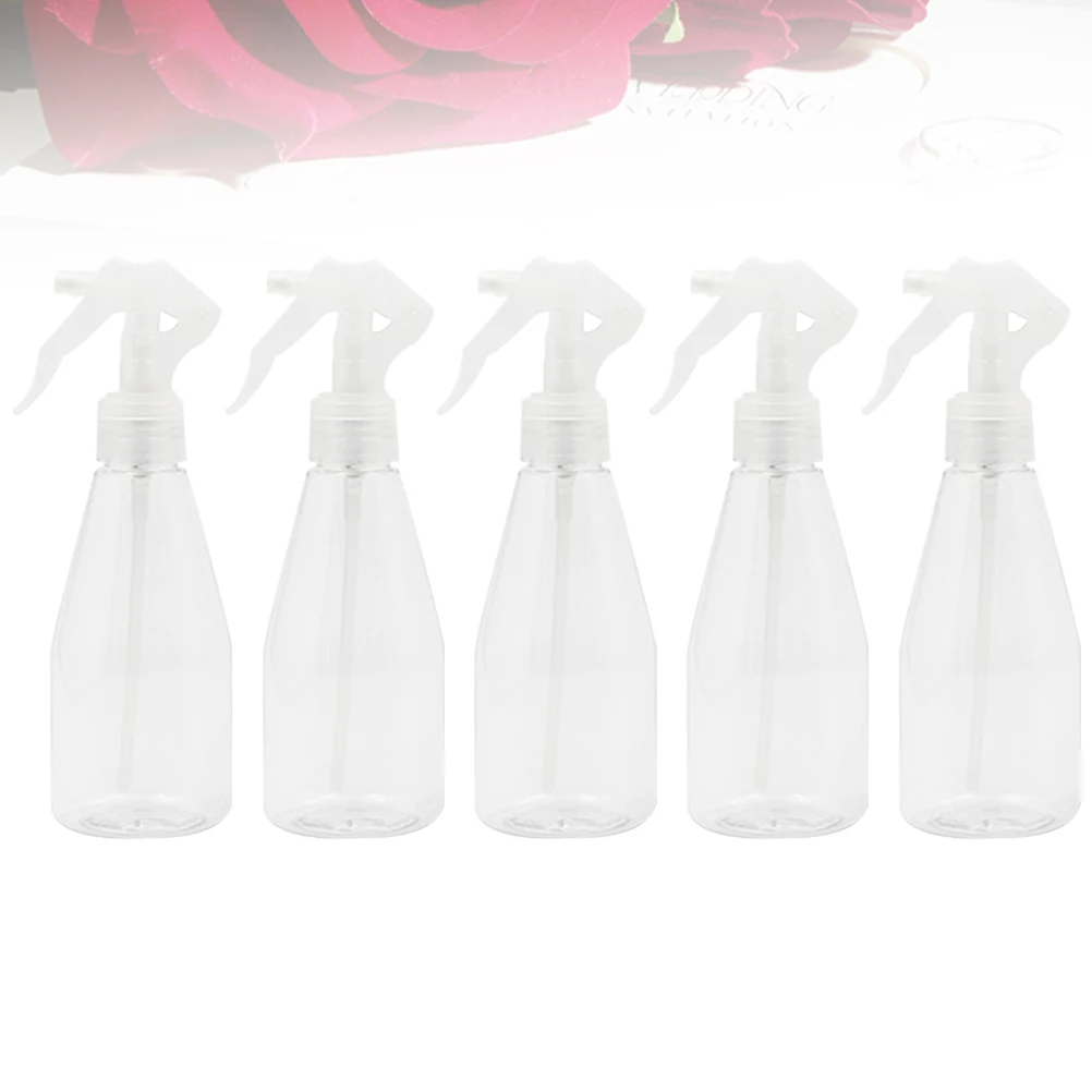 5 pz Mini Bottiglie Spray 200 Ml Contenitori Vuoti Trasparenti Da Viaggio Per Olio Essenziale Profumo Spruzzatori Nebbia Portatili