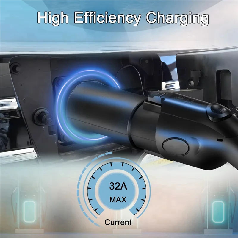 

EV Charging Adapter Type1 To GBT Conversion Kit 32A SAE J1772 For GBT Electric Vehicles, Compatible With J1772 Chargers