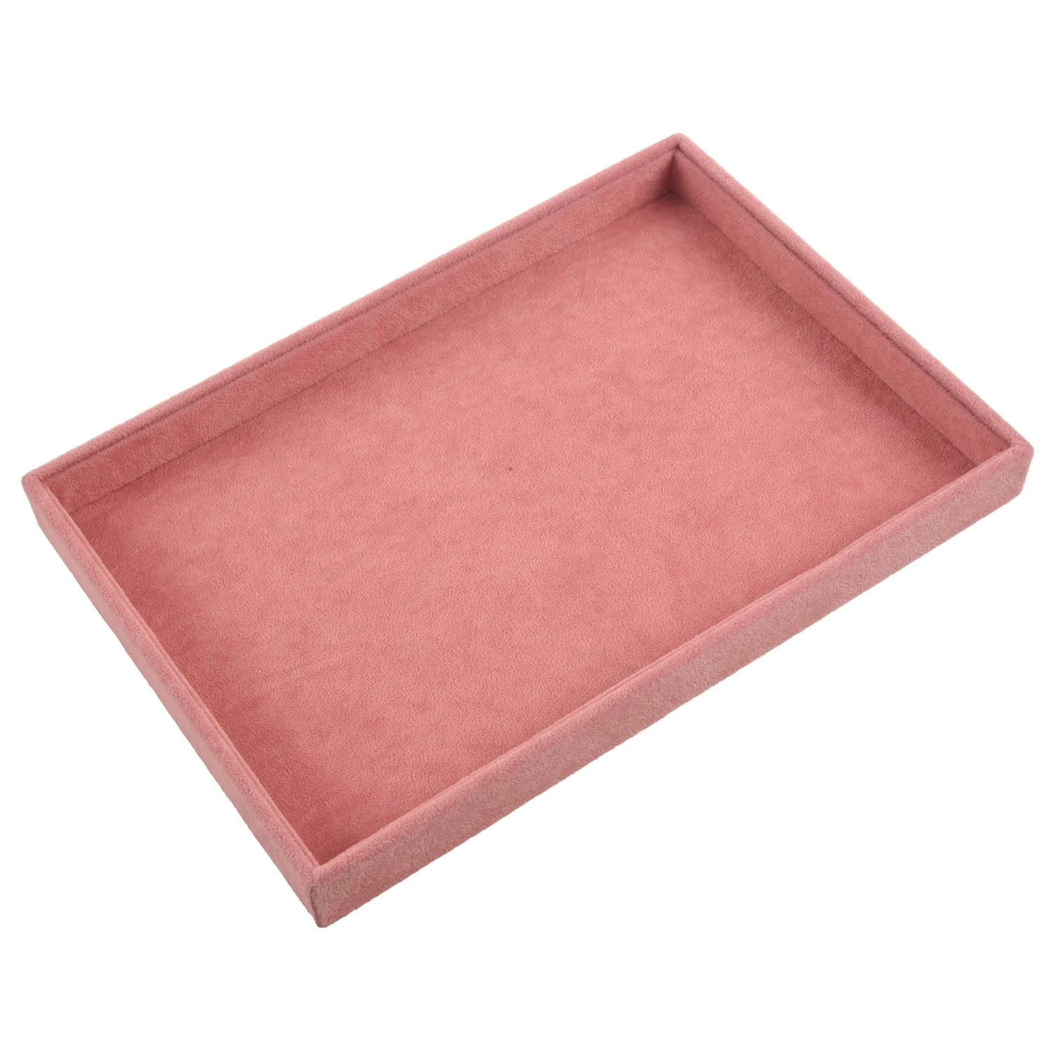 

Pink Velvet Jewelry Ring Display Organizer Case Tray Holder Necklace Earrings Bangle Storage Box Showcase Jewelry Stand Holder E