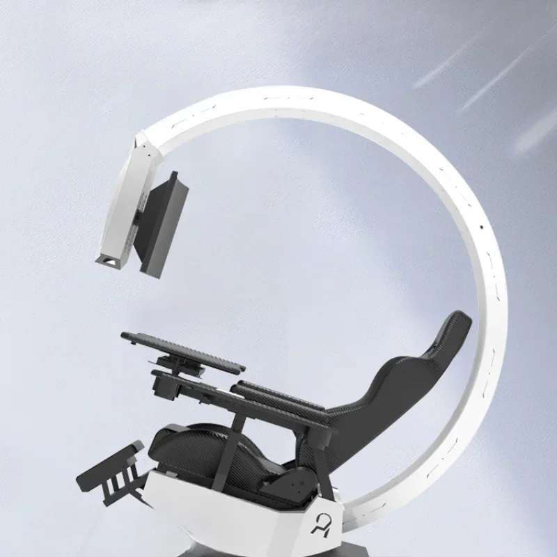 

Cockpit integrated computer suspension bracket game, chair