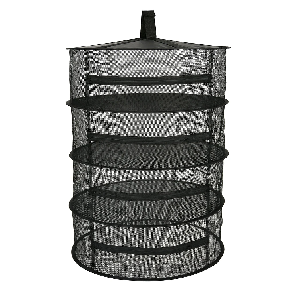 

Foldable Drying Net Mesh Laundry Plants Hanging Dryer Black Multifunctional Collapsible Quickly Dry Sturdy Lightweight Storage
