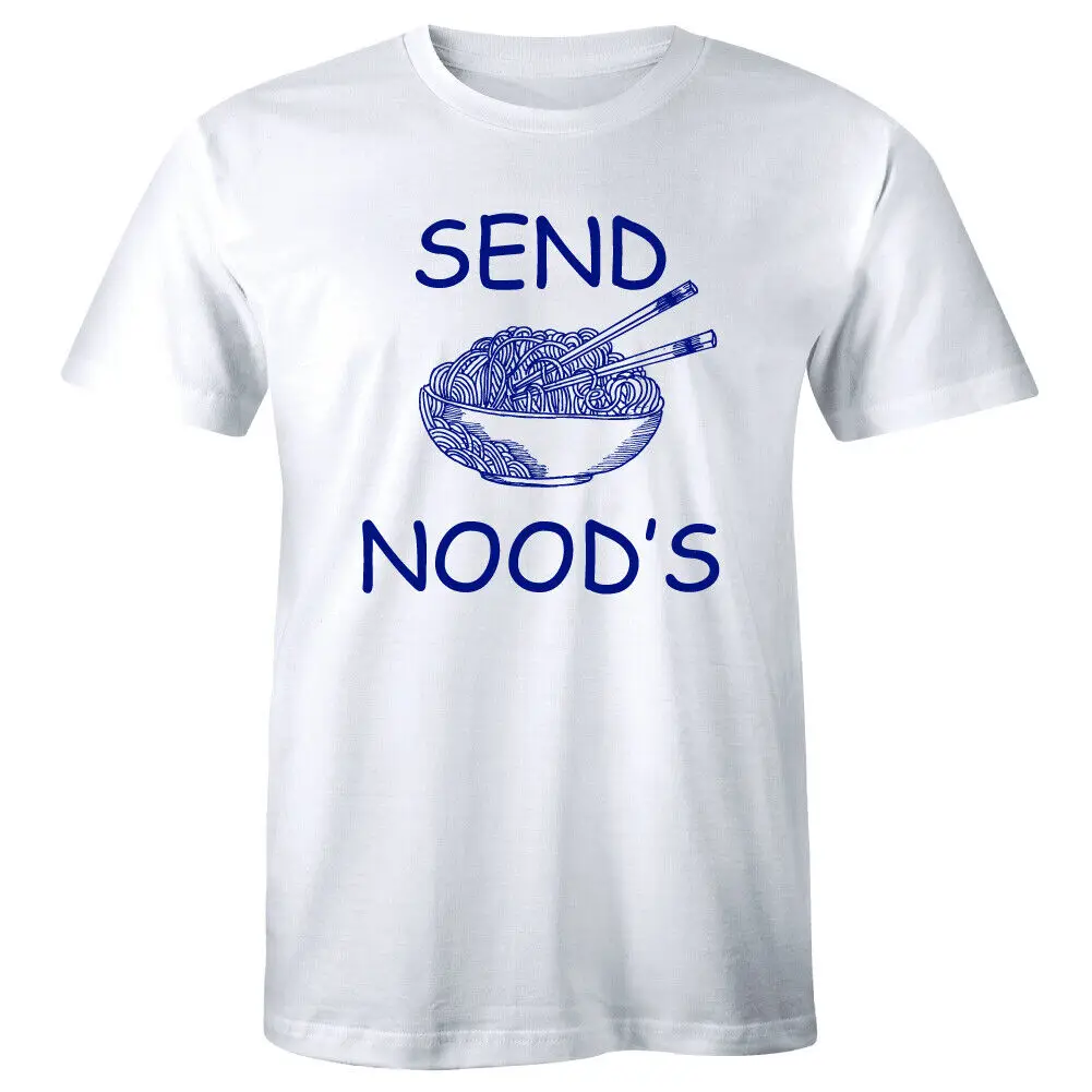 Send Noods Funny Men's T-Shirt Japanese Ramen Noodles Foodie Tee