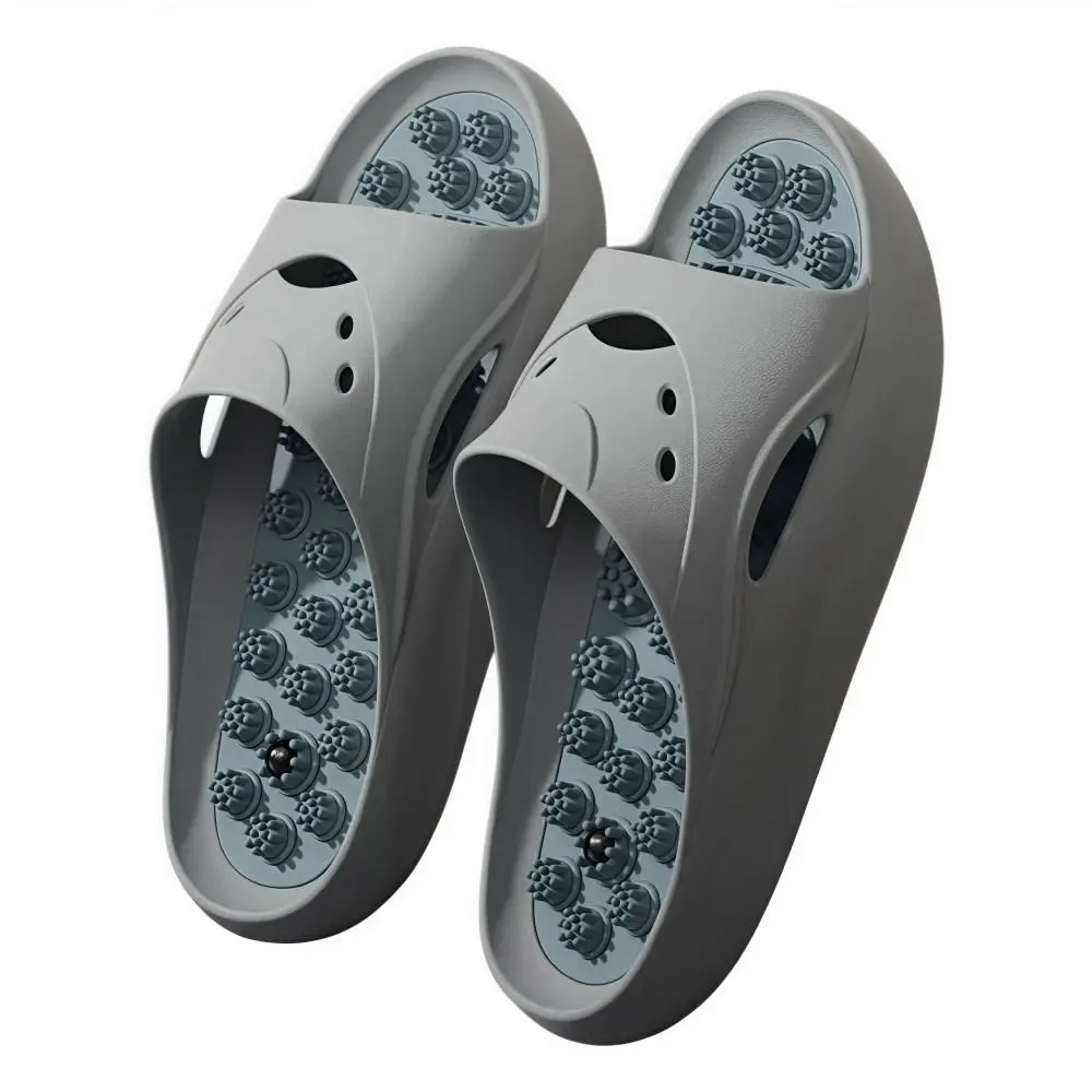 Akupressur-Massage-Hausschuhe für Männer, Rutschfeste, Geruchshemmende Sandalen, Leichte Hausschuhe mit Weicher Sohle zur Linderung von Müdigkeit – Detail 3