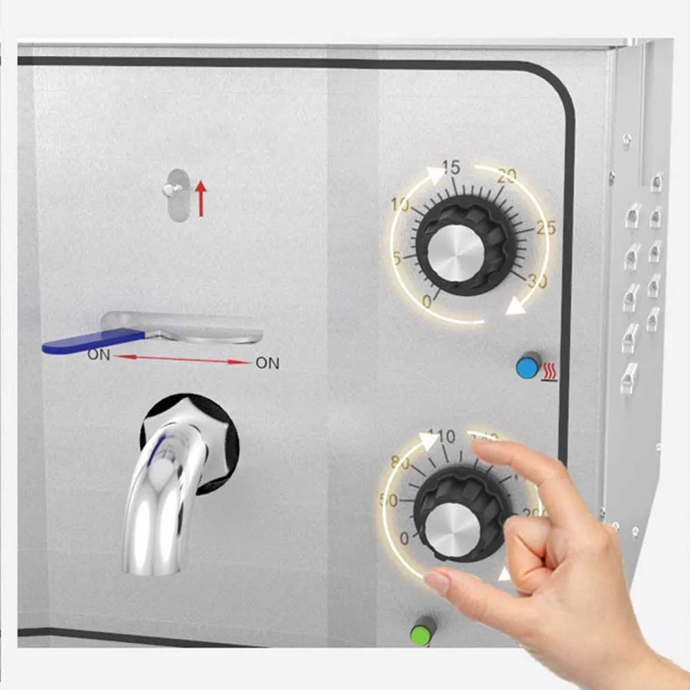 16L Electric Deep Fryer Commercial Pressure Fryer Cooking PanFrying Chicken Equipment Friteuse Professionnelle