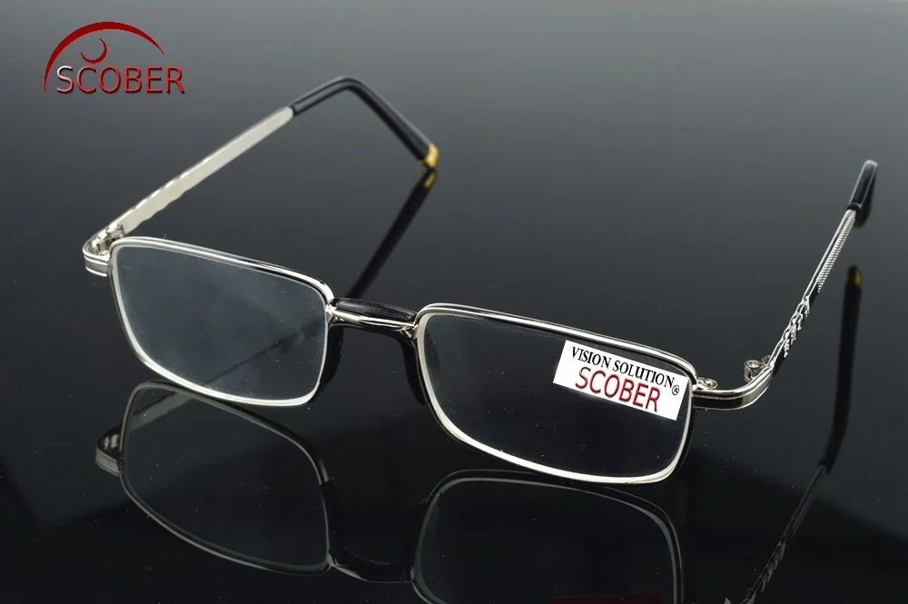 

Two Pairs Full-Rim Natural Crystal Lenses Alloy Comfortable Nose Pad Reading Glasses +1 +1.5 +2 +2.5 +3 +3.5 +4