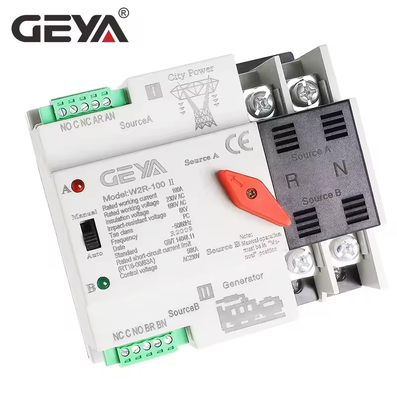 GEYA W2R ATS 220V PC Dual Power 