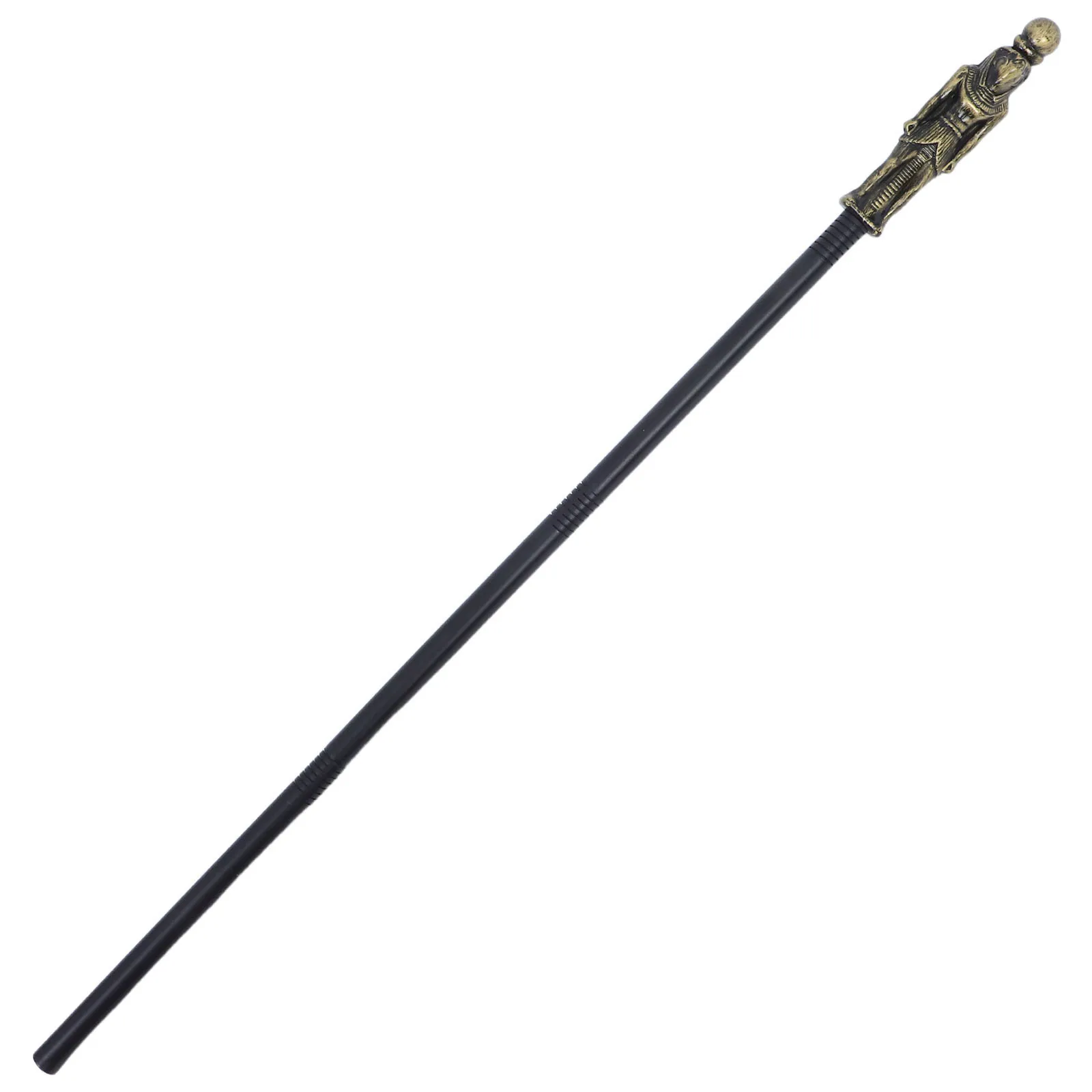 Plastic Halloween Pharaoh Scepter Costume Staff Ancient Egyptian Walking Cane Cosplay Party Prop Halloween Cane