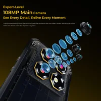 OUKITEL WP60 5G NFC Smartphone 10000mAh 48GB(16+32) +512GB, MTK 7025 Android 15 Rugged Phone, 108MP Camera, 120Hz 6