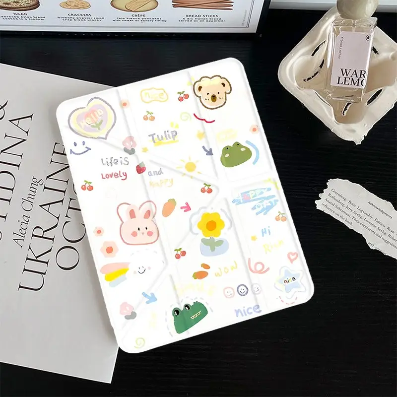 3+Y Multi-Angle Stand Cover for IPad Mini6 8.3 air3 10.5 Pro 11 2020 iPad10.2 7/8/9th 4/5 10.9 iPad A16 2025 11th Air11/13