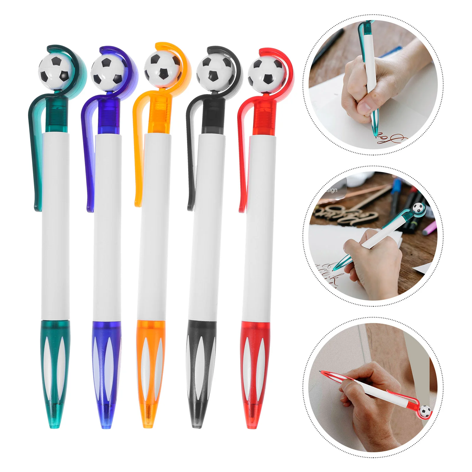 

10 Pcs Football Ballpoint Pen School Pens Party Favors for Teens Adorable Writing Pp