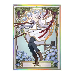 60PCS 67x92mm Holographic Anime Cards Sleeves Trading Card Sleeves Perfect Fit MGT/TCG/PTCG/PKM Game Cards Protecto