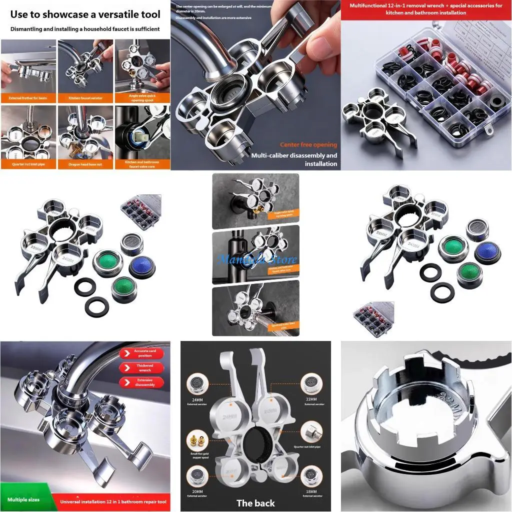 

U2JC Faucet Aerator with Aerator Keys Water Saving Flows Restrictors Insert