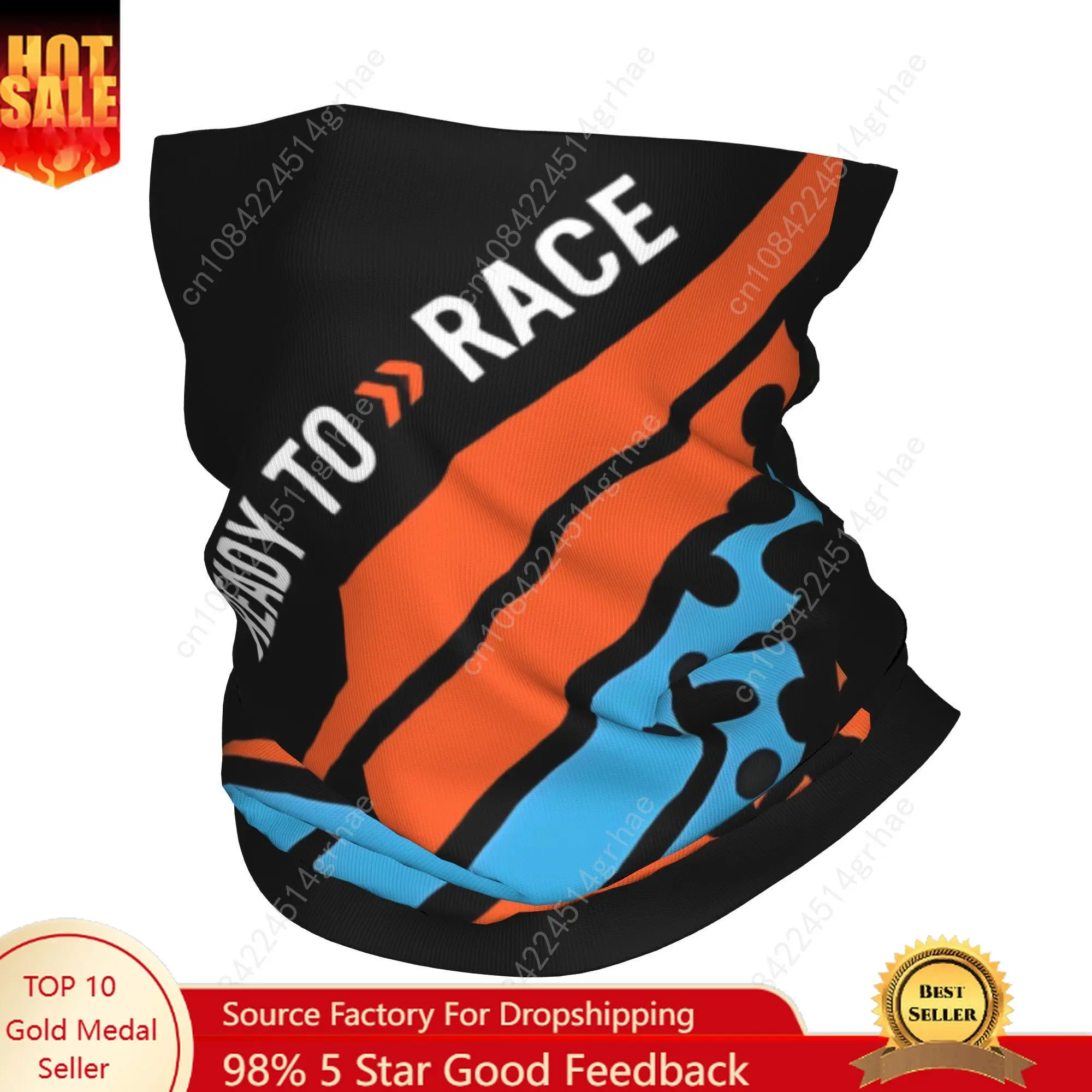 

Custom Motor Ready To Race Enduro Cross Motocross Bandana Neck Warmer Women Men Winter Ski Tube Scarf Gaiter Face Cover