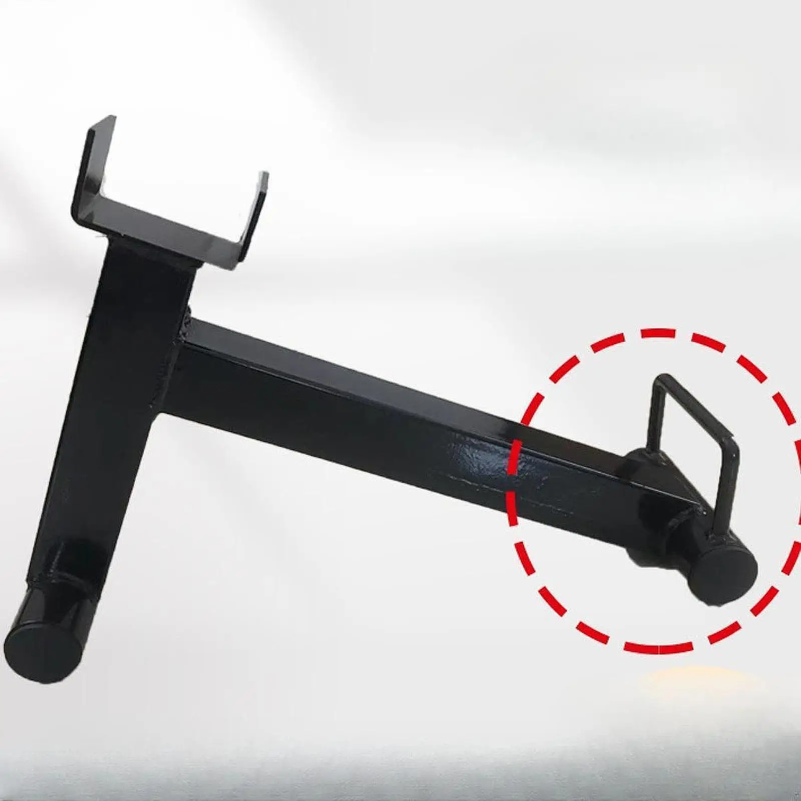 Mini Deadlift Jack Black Portable Weight Lifting Barbell Stand Changing Weight Plate Weight Plate Loader for Gym Workout Athlete