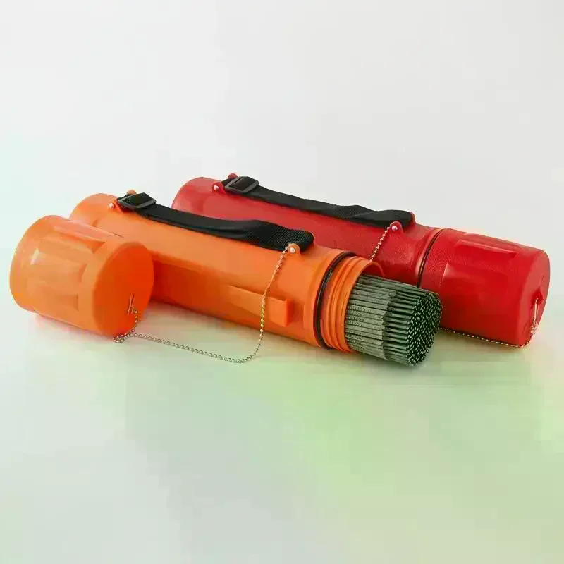 

1Pcs MMA Electrode Holder Moisture Protection Plastic Welding Rod Storage Box Welding Rod Storage Tube Container