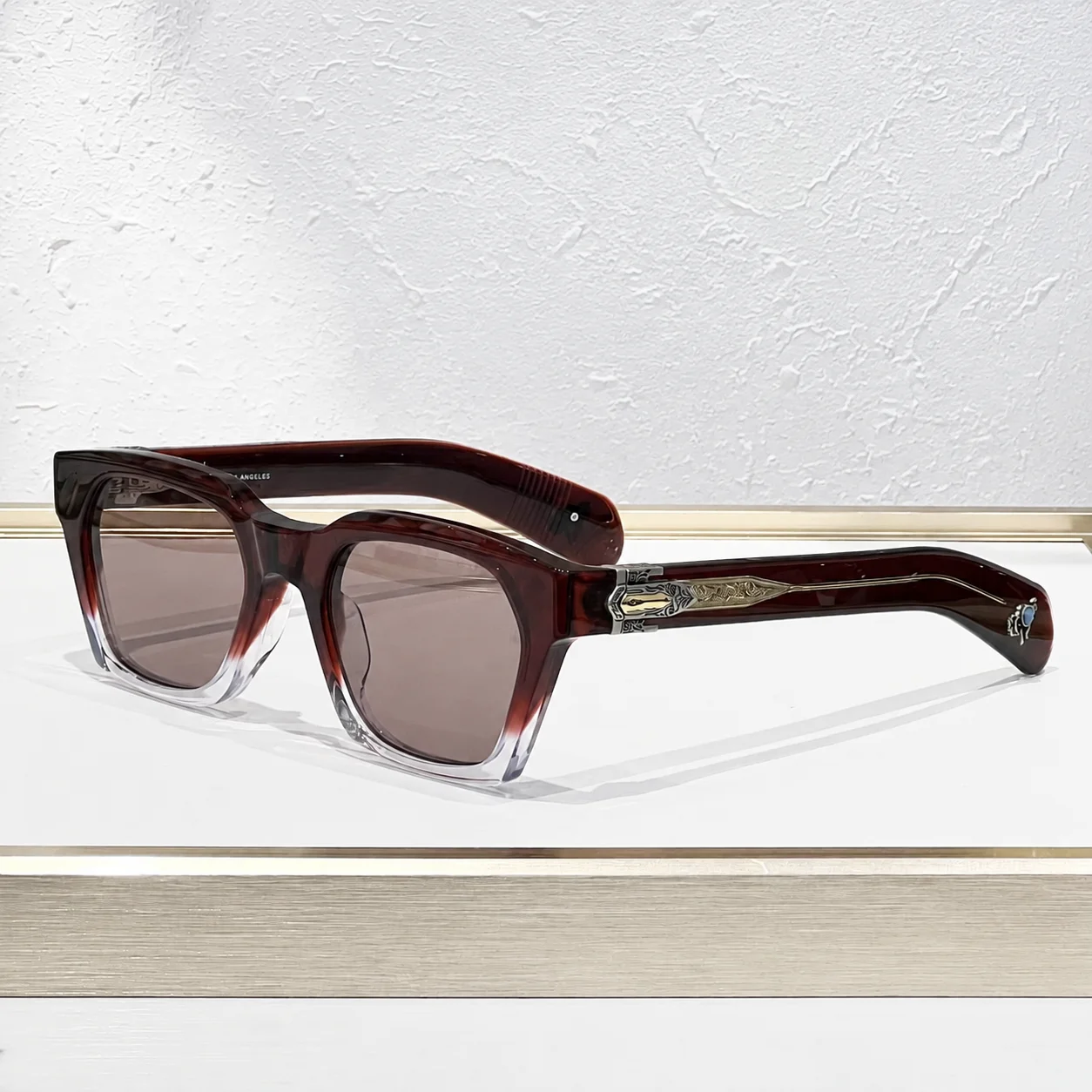 JMM Sterett Luxury Sunglasses Acetate Frame Handmade Limited Edition Paddle Temples Premium Quality