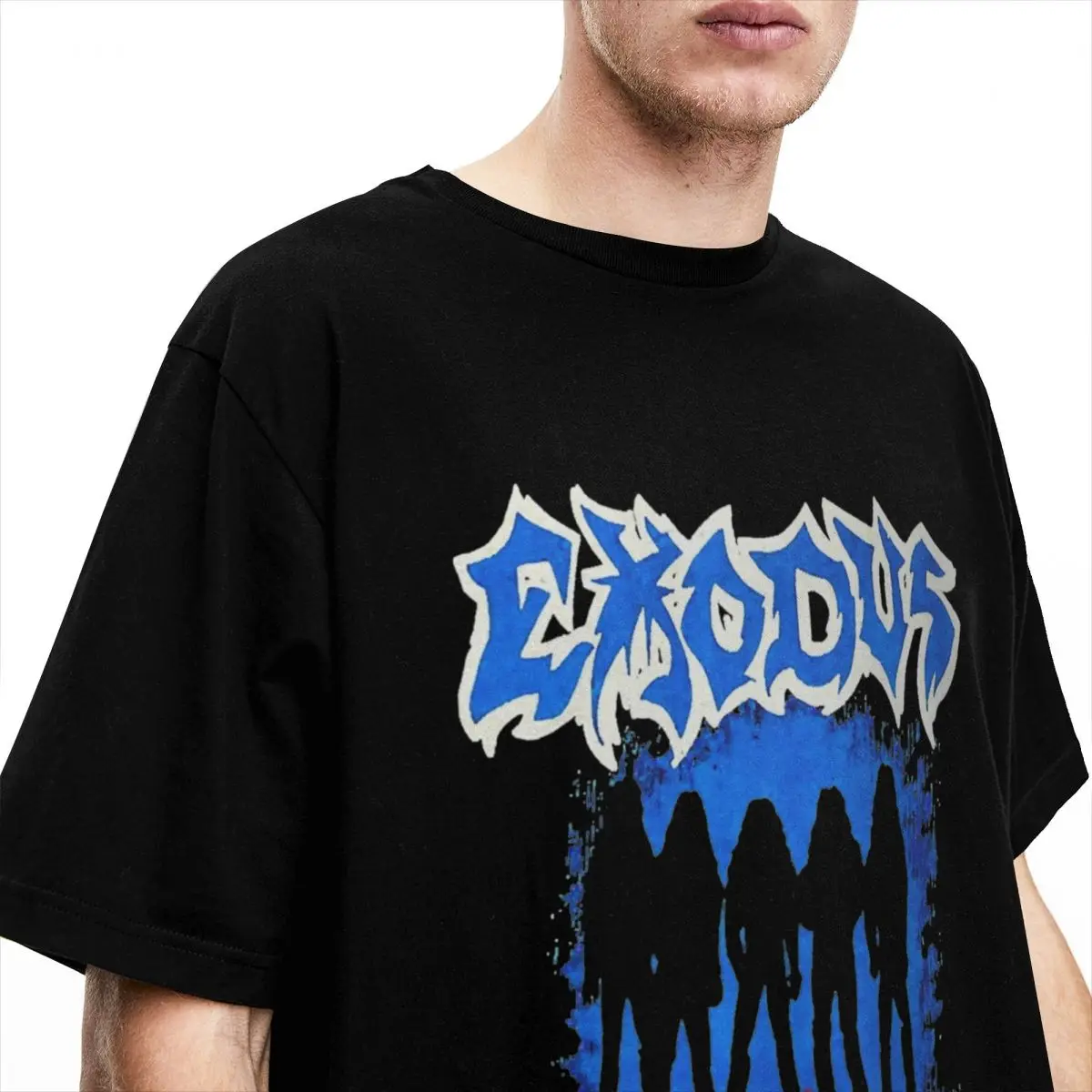 Bonded By Blood Album Exodus Metal Band Merch Shirt Men Women Harajuku Vintage Cotton Tees Crewneck Short Sleeve New Arrival Top