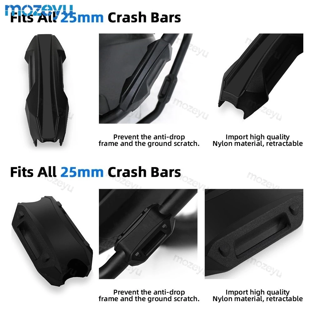 For HONDA Africa Twin CRF1100L 1000L CRF 1100 1000 L ADV XRV750  25mm Engine Crash bar Protection Bumper Decorative Guard Block