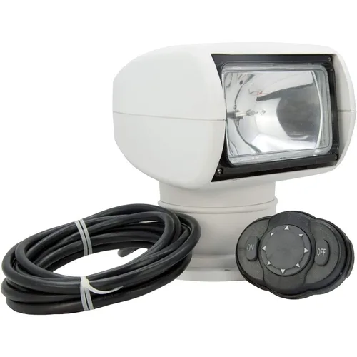 12V 100W 2500LM 360 °   원격 제어 해양 휴대용 할로겐 검색 라이트 보트 스포트라이트 IP67 회전
