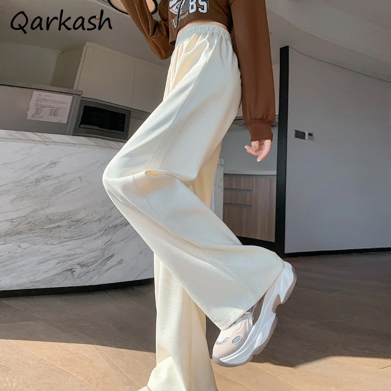 

Pants for Women Drawstring Solid Sporty Summer Classical Highstreet Ankle-length Comfortable Daily American Style Vitality Soft