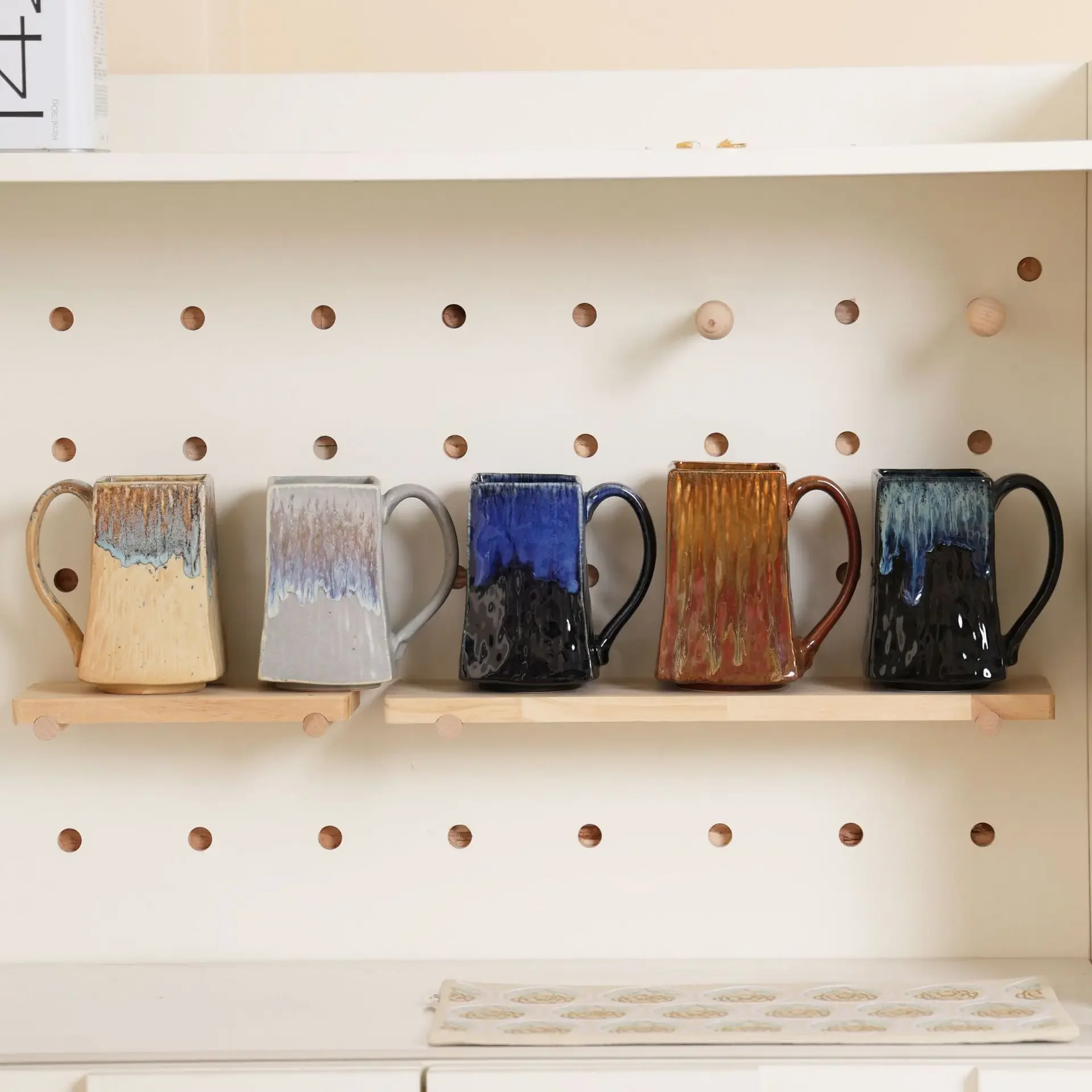 DSA high-value mug household water cup large-capacity retro American coffee cup
