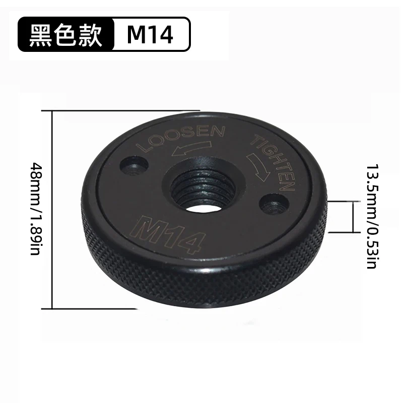 

Angle grinder self-locking pressure plate M10 M14 5/8-11 portable quick clamp locking pressure plate accessory