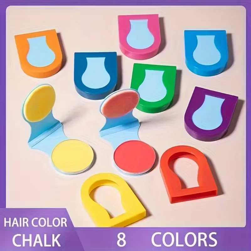 8 ألوان، 3 جرام، بودرة صبغة شع - مراجعة Hair Spray Color وسعره
