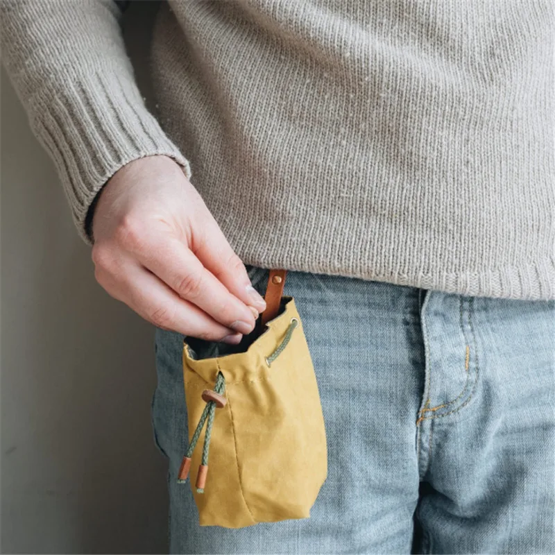 

1 шт. портативная сумка для хранения корма для домашних животных, кормушка для собак, водонепроницаемая утолщенная холщовая сумка для кормления, уличная поясная сумка для дрессировки домашних животных, закуска, награда