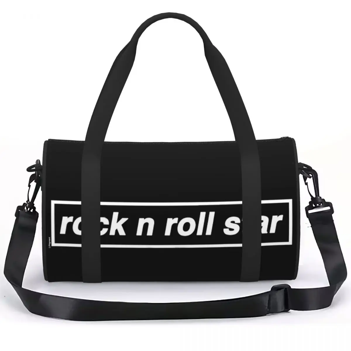 Rock N Roll Star 2 Luggage Bag Multi-Functional Duffle Tote Bag Handbags Gym Bags Fitness Bag for Boys Girls