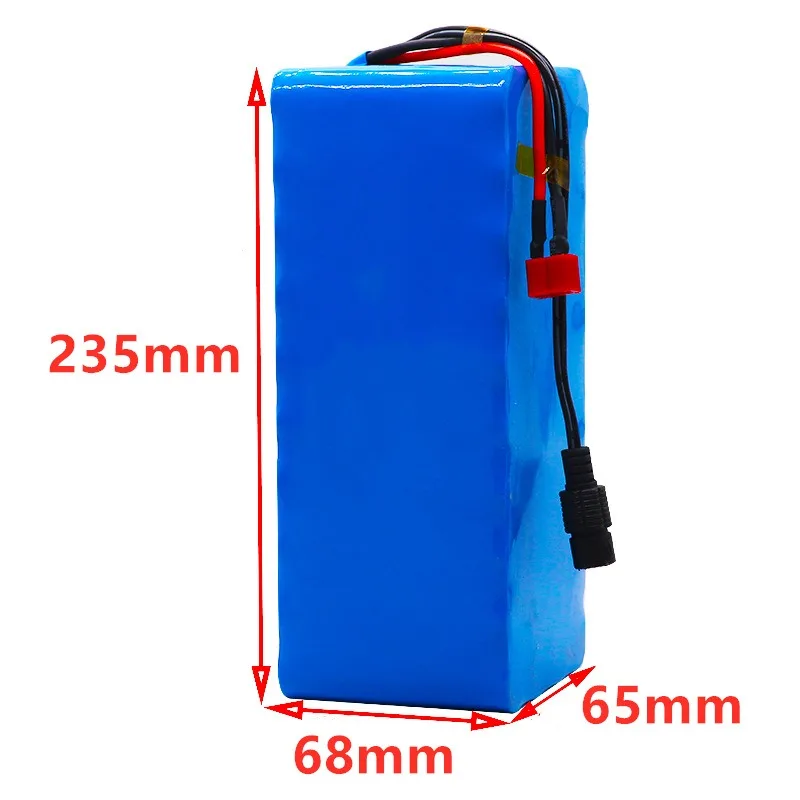48V 20Ah 13S3P Lithium Battery with BMS + Charger for Electric Bicycle High-Performance Large Capacity Rechargeable Battery