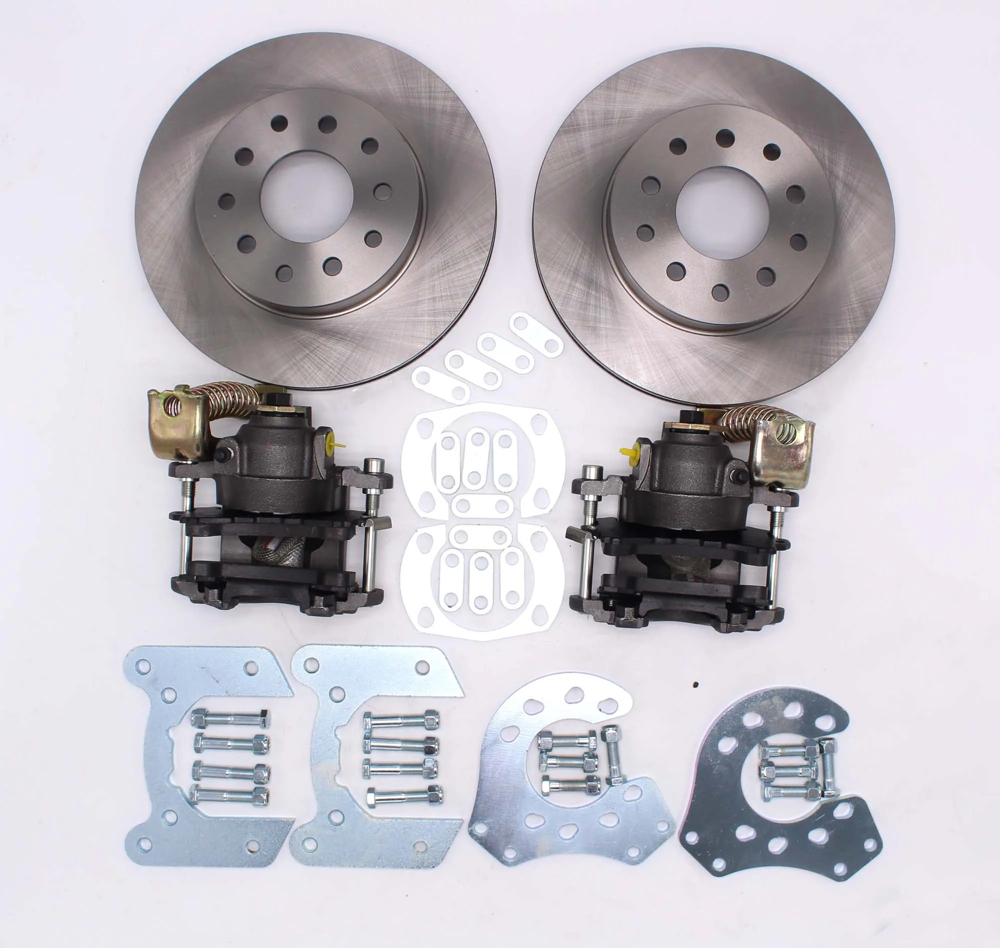 

For Ford 9 Inch Bolt-On Rear Disc Brake Kit With E-Brake Caliper 91031921 Condition New VA1837