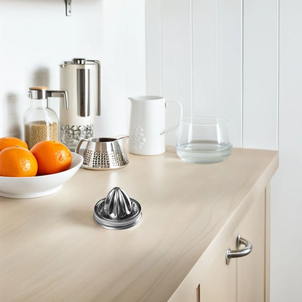 

3 Pcs Juicer Cup Lid Handheld Citrus Juicers Lids for Jar Convenient Cover Lemon Fruit Manual