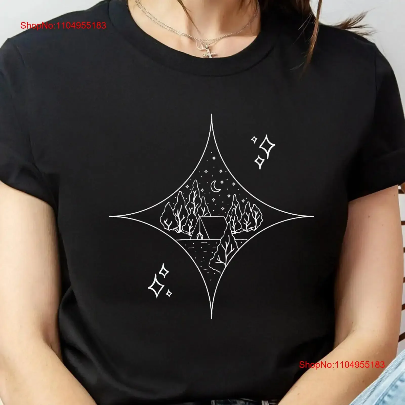 Camping estrella diamante tienda al aire libre estilo de vida rústico vida Nomadic deportes al aire libre estilo natural boceto arte Nomad Camp vintage